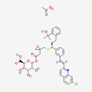 Montelukast Acyl-b-D-glucuronide Acetic Acid Salt