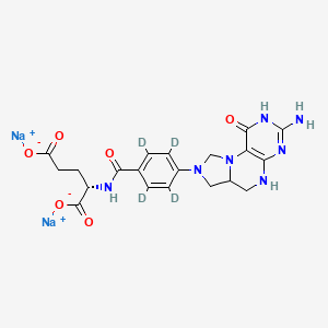 disodium;(2S)-2-[[4-(3-amino-1-oxo-2,5,6,6a,7,9-hexahydroimidazo[1,5-f]pteridin-8-yl)-2,3,5,6-tetradeuteriobenzoyl]amino]pentanedioate