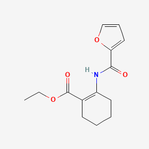 Ethyl 2-[(2-furanylcarbonyl)amino]-1-cyclohexene-1-carboxylate