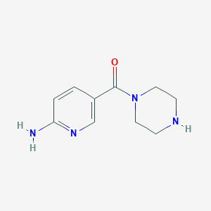 (6-Aminopyridin-3-yl)(piperazin-1-yl)methanone