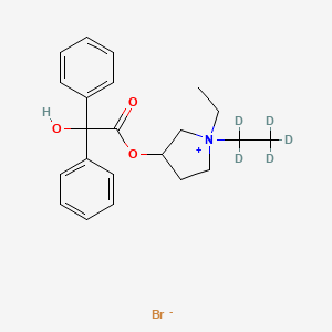 molecular formula C22H28BrNO3 B15354370 rac-Benzilonium Bromide-d5 