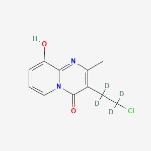 De(6-Fluoro-3-(piperidin-4-yl)benzo[d]isoxazole) 9-Hydroxy-1-chloro Risperidone-d4