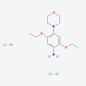 molecular formula C14H24Cl2N2O3 B153545 2,5-二乙氧基-4-吗啉苯胺二盐酸盐 CAS No. 136334-84-4