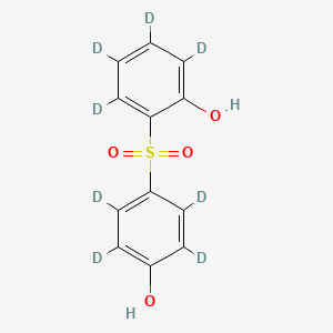 molecular formula C12H10O4S B15354508 24 Bisphenol S-d8 