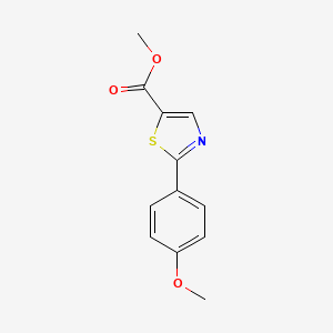 Methyl 2-(4-methoxyphenyl)-1,3-thiazole-5-carboxylate