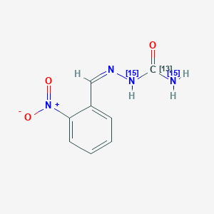 2-Nitrobenzaldehyde Semicarbazone-13C,15N2