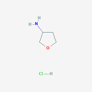 molecular formula C4H10ClNO B153546 四氢呋喃-3-胺盐酸盐 CAS No. 204512-94-7