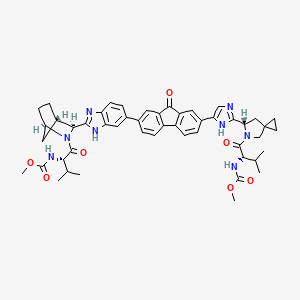 Des-difluoro Keto Ledipasvir