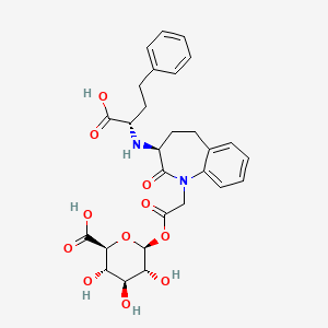 molecular formula C28H32N2O11 B15354662 Benazeprilat Acyl-b-D-glucuronide 