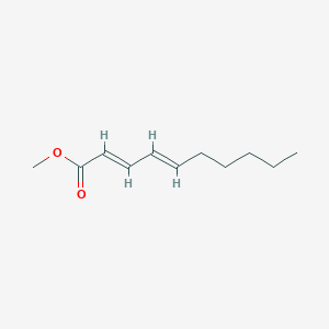 molecular formula C11H18O2 B153547 2,4-癸二烯酸甲酯，(2E，4E)- CAS No. 7328-33-8