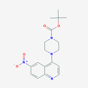 Tert-butyl 4-(6-nitroquinolin-4-yl)piperazine-1-carboxylate