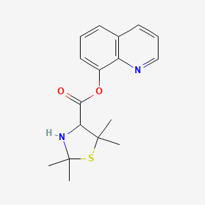 Quinolin-8-yl 2,2,5,5-Tetramethylthiazolidine-4-carboxylate