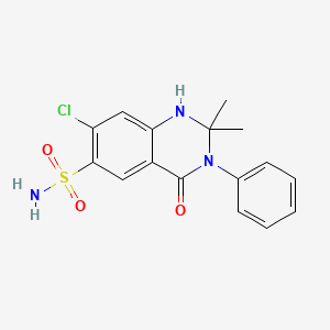 molecular formula C16H16ClN3O3S B15354792 2,2-Dimethyl Metolazone 