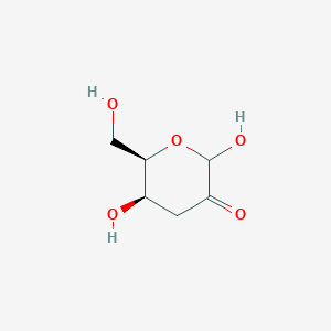 (5R,6R)-2,5-dihydroxy-6-(hydroxymethyl)oxan-3-one