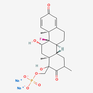 molecular formula C22H28FNa2O8P B15354830 16Alpha-Homo Dexamethasone Sodium Phosphate 