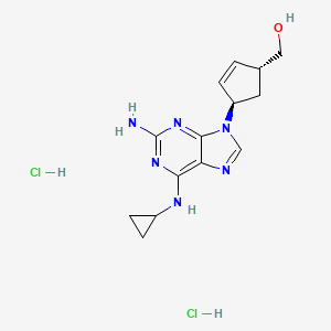 molecular formula C14H20Cl2N6O B15354850 trans-Abacavir Dihydrochloride 