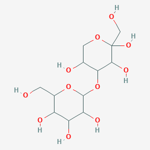 2-(Hydroxymethyl)-4-[3,4,5-trihydroxy-6-(hydroxymethyl)oxan-2-yl]oxyoxane-2,3,5-triol