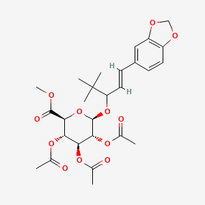 Stiripentol 6-Methyl-glucuronide O-Triacetate