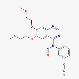 N-(6,7-Bis(2-methoxyethoxy)quinazolin-4-yl)-N-(3-ethynylphenyl)nitrous amide