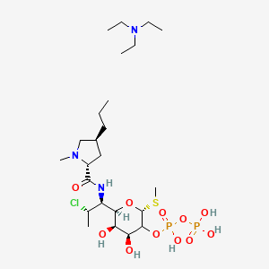 molecular formula C24H50ClN3O11P2S B15354993 Clindamycin Pyrophosphate Triethylamine Salt 