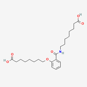 8-(2-((7-Carboxyheptyl)carbamoyl)phenoxy)octanoic Acid