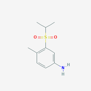 4-Methyl-3-propan-2-ylsulfonylaniline