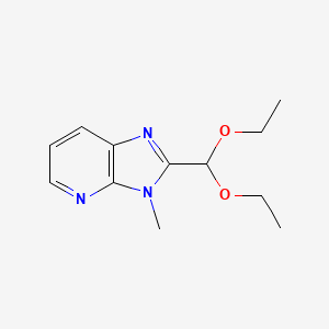 Diethoxymethyl-3-methyl-3H-imidazo[4,5-b]pyridine