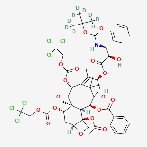 7,10-O-Bis{[(2,2,2,-trichloroethyl)oxy]carbonyl} Docetaxel-d9