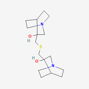 3,3'-(Thiobis(methylene))bis(quinuclidin-3-ol)