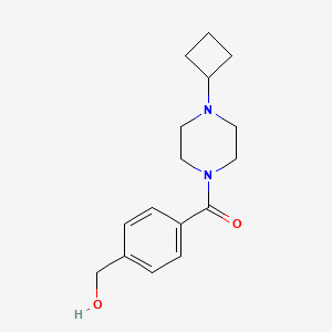 (4-Cyclobutylpiperazin-1-yl)-[4-(hydroxymethyl)phenyl]methanone