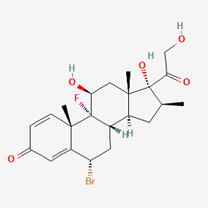 (6a,11b,16b)-6-Bromo-9-fluoro-11,17,21-trihydroxy-16-methylpregna-1,4-diene-3,20-dione