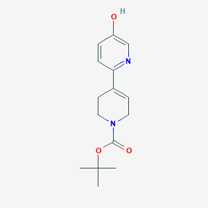 tert-butyl 5-hydroxy-3',6'-dihydro-[2,4'-bipyridine]-1'(2'H)-carboxylate