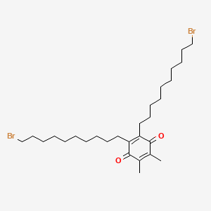 2,3-Bis(10-bromodecyl)-5,6-dimethylcyclohexa-2,5-diene-1,4-dione