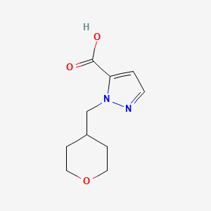 1-((Tetrahydro-2H-pyran-4-yl)methyl)-1H-pyrazole-5-carboxylic acid