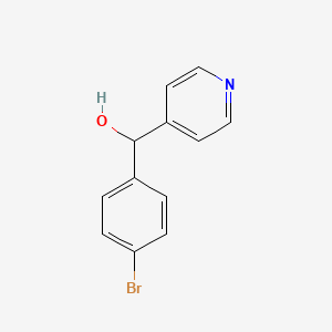 molecular formula C12H10BrNO B15355364 (4-Bromophenyl)-pyridin-4-ylmethanol 