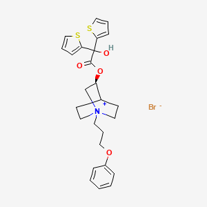 molecular formula C26H30BrNO4S2 B15355368 (S)-Aclidinium Bromide 