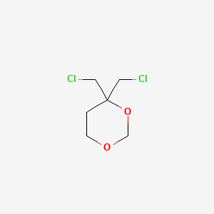 molecular formula C6H10Cl2O2 B15355466 4,4-Bis(chloromethyl)-1,3-dioxane 