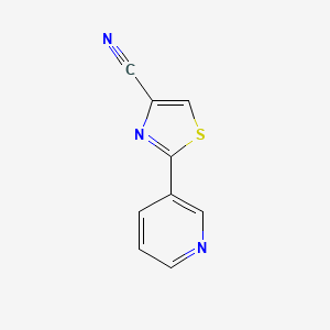 2-Pyridin-3-yl-1,3-thiazole-4-carbonitrile