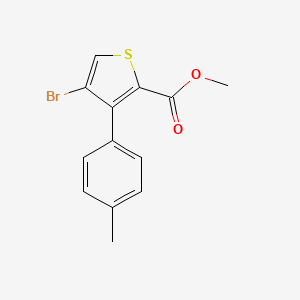 Methyl 4-bromo-3-(4-methylphenyl)thiophene-2-carboxylate