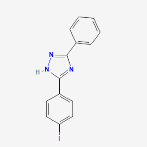 5-(4-iodophenyl)-3-phenyl-1H-1,2,4-triazole