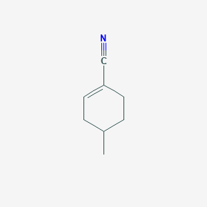 molecular formula C8H11N B15355541 4-Methylcyclohexene-1-carbonitrile 