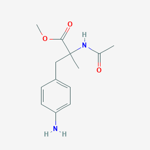 Methyl 2-acetamido-3-(4-aminophenyl)-2-methylpropanoate