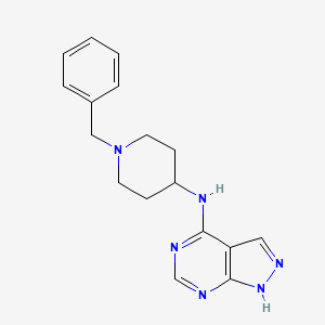 N-(1-benzylpiperidin-4-yl)-1H-pyrazolo[3,4-d]pyrimidin-4-amine