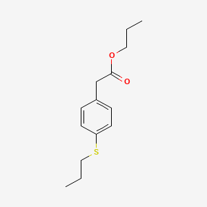 Propyl 2-(4-propylsulfanylphenyl)acetate