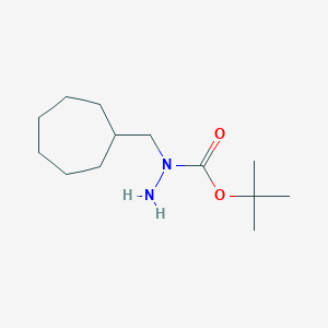 tert-butyl N-amino-N-(cycloheptylmethyl)carbamate