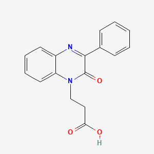 3-(2-Oxo-3-phenylquinoxalin-1-yl)propanoic acid