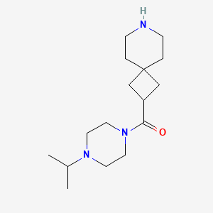 7-Azaspiro[3.5]nonan-2-yl-(4-propan-2-ylpiperazin-1-yl)methanone