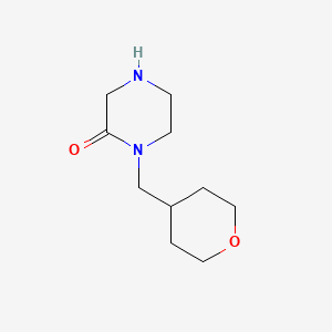 1-(Oxan-4-ylmethyl)piperazin-2-one