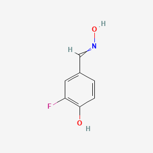 molecular formula C7H6FNO2 B15355815 2-Fluoro-4-(hydroxyiminomethyl)phenol 