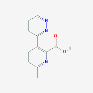 6-Methyl-3-pyridazin-3-ylpyridine-2-carboxylic acid